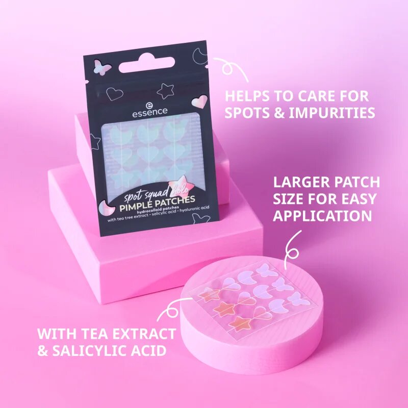 Essence Spot Squad Holo Pimple Patches лепенки за проблемна кожа 24 бр.