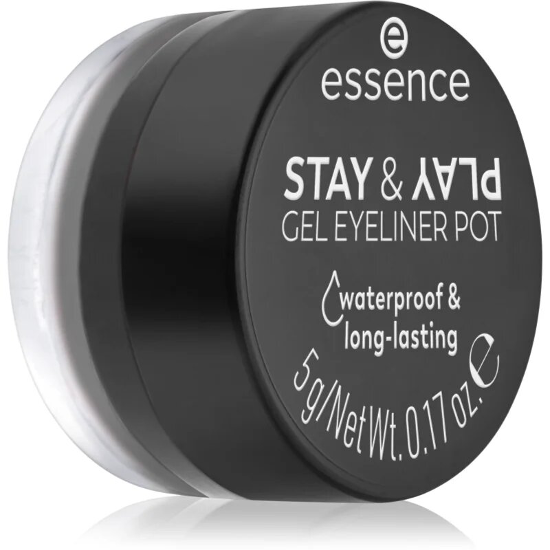 Essence STAY & PLAY очна линия цвят 01 Black 5 гр.