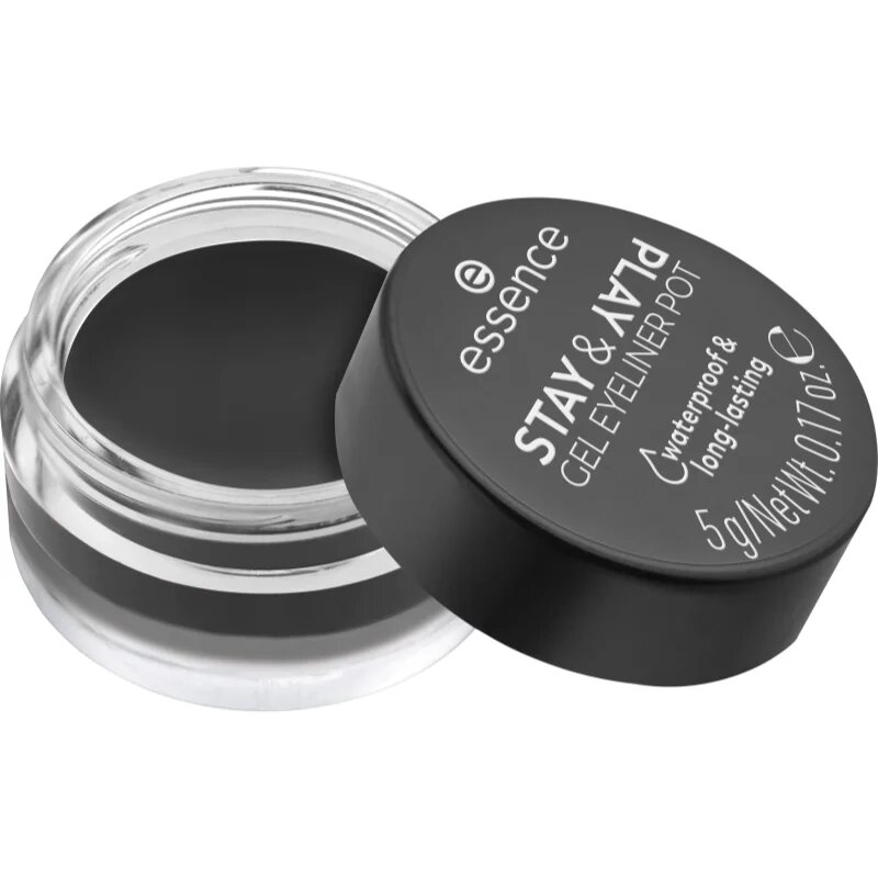 Essence STAY & PLAY очна линия цвят 01 Black 5 гр.