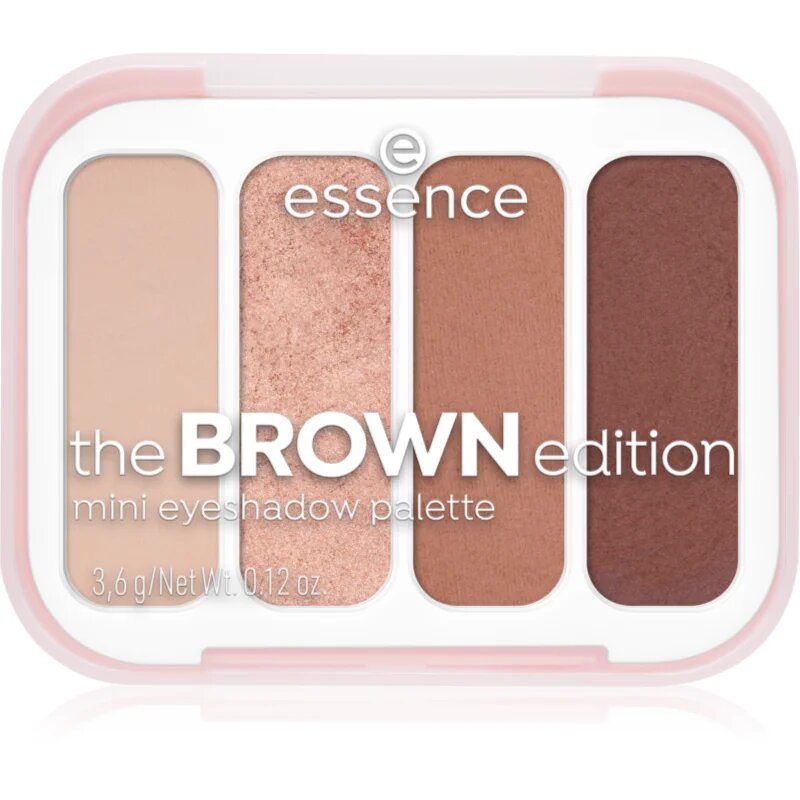 Essence The Brown Edition палитра сенки за очи мини 3.6 гр.