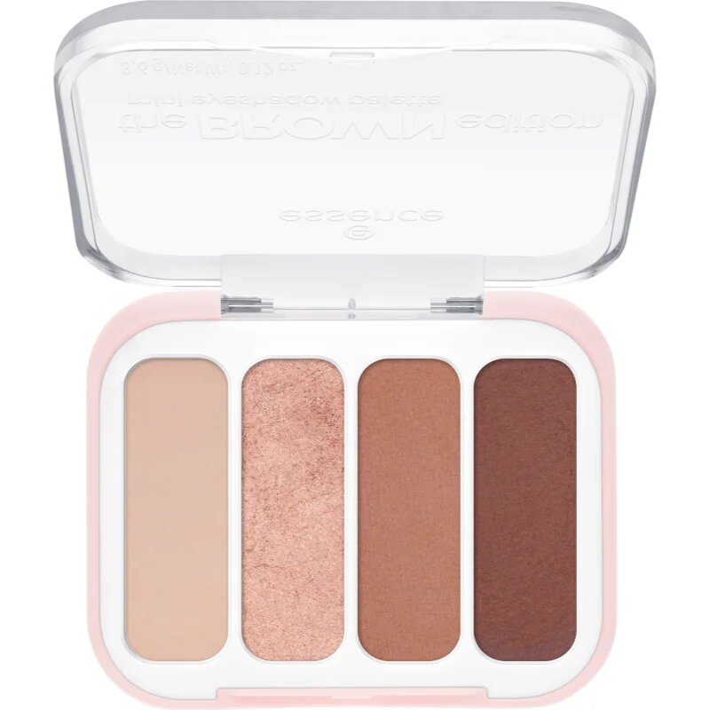 Essence The Brown Edition палитра сенки за очи мини 3.6 гр.