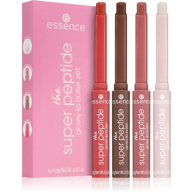 Essence the super peptide glossy lip butter set комплект за устни