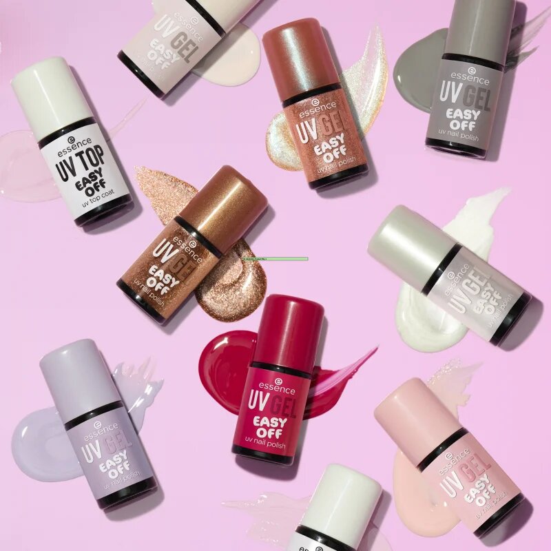 Essence UV GEL EASY OFF гел лак за нокти с използване на UV/LED лампа цвят 106 - pomegranate please! 5 мл.
