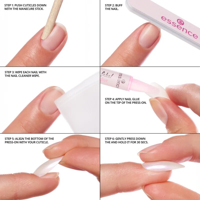 Essence WHAT THE FAKE! Изкуствени нокти 05 FRENCH CHROME