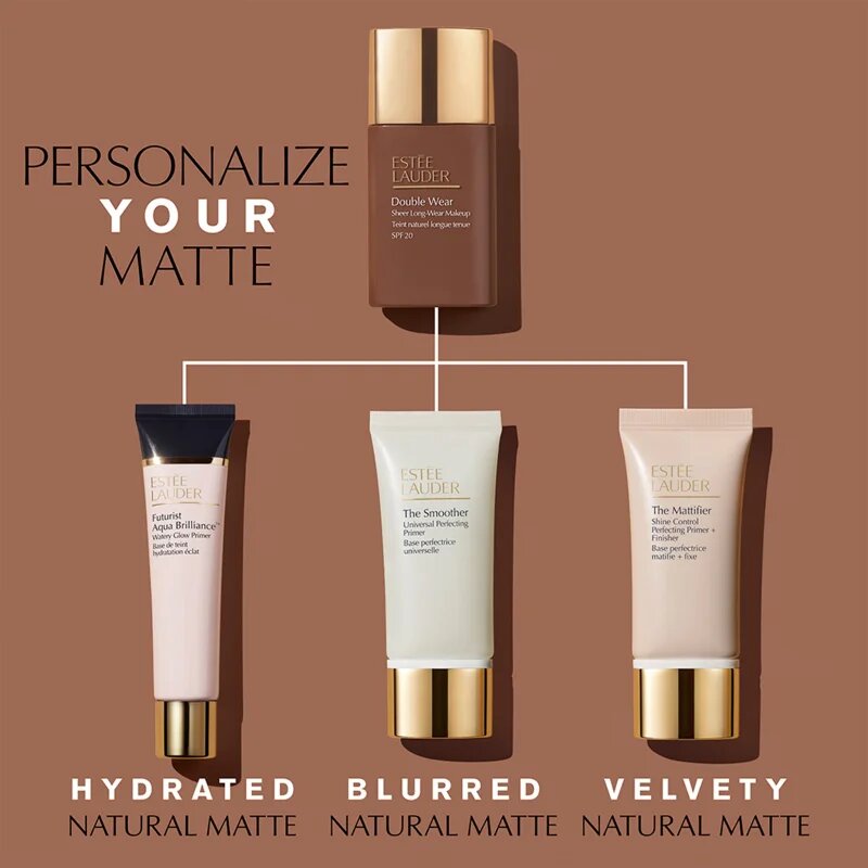 Estée Lauder Double Wear Sheer Long-Wear Makeup SPF 20 лек матиращ фон дьо тен SPF 20 цвят 7N1 Deep Amber 30 мл.