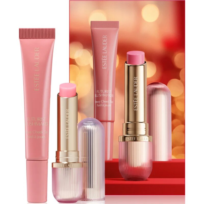 Estée Lauder Holiday Rosy Reception Futurist Blush & Balm Set подаръчен комплект шоколад за устни