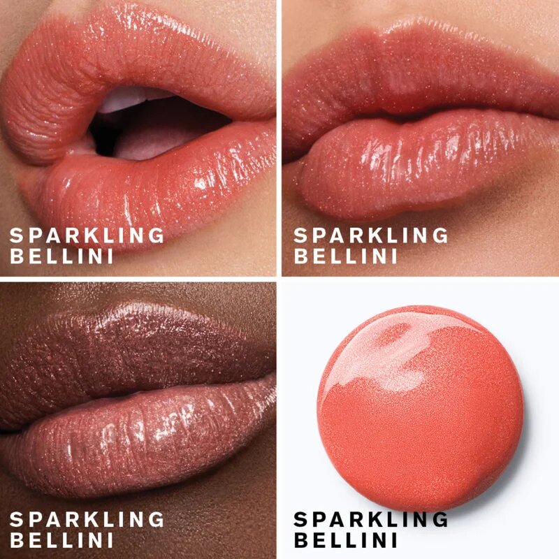 Estée Lauder Pure Color Melt-On Shimmer Stick блясък за устни с блестящи частици цвят Sparkling Bellini 1.8 гр.
