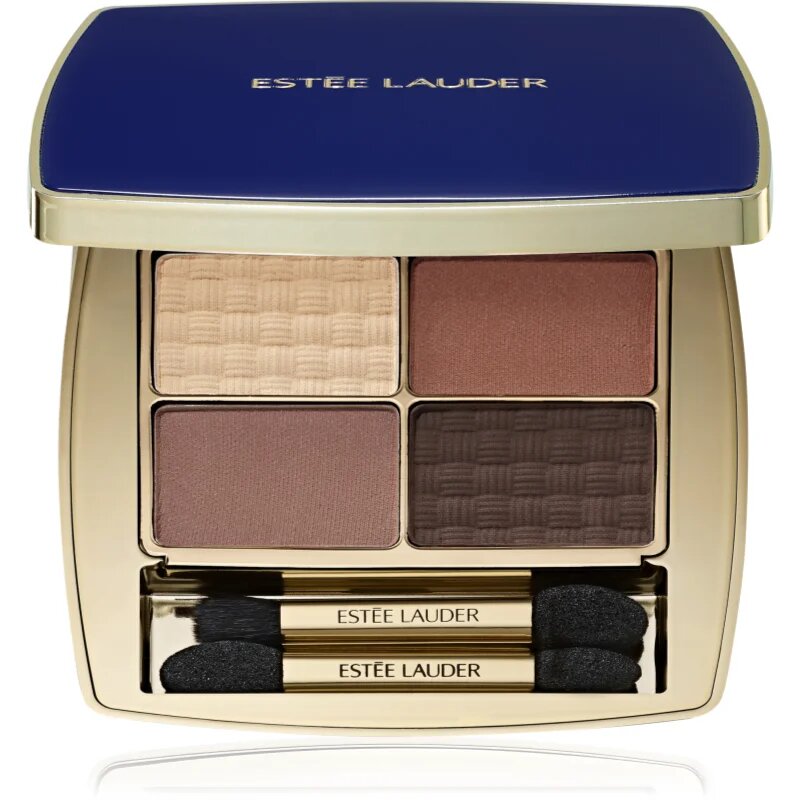 Estée Lauder Pure Color The Essential Eyeshadow Quad палитра сенки за очи с апликатор цвят Gallery Hop 4 гр.