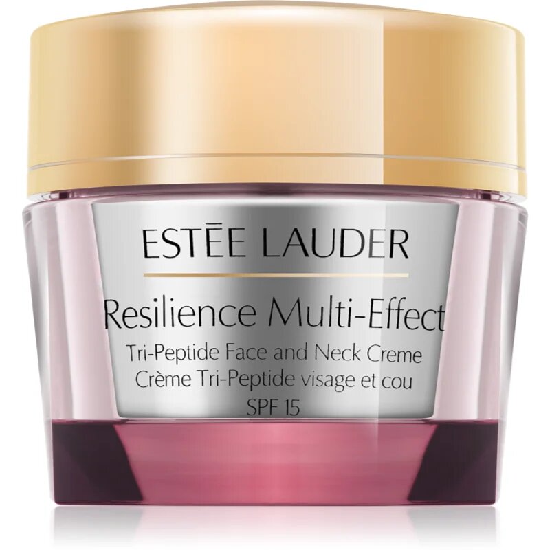 Estée Lauder Resilience Multi-Effect Tri-Peptide Face and Neck Creme SPF 15 интензивно подхранващ крем за суха кожа SPF 15 50 мл.