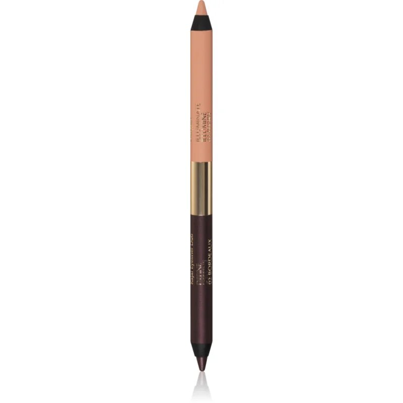 Estée Lauder Smoke & Brighten Kajal Eyeliner Duo молив за очи тип каял цвят Bordeaux / Ivory 1 гр.