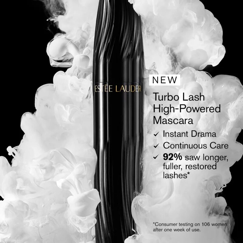 Estée Lauder Turbo Lash Mascara спирала за обем извиване и разделяне на мигли цвят Black 3 мл.
