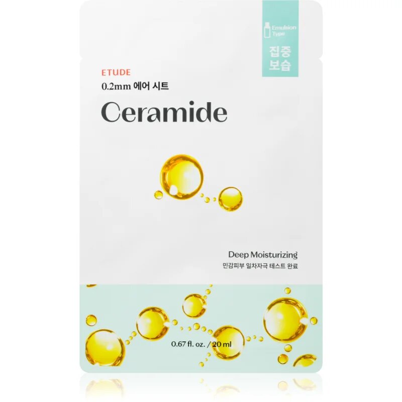 ETUDE 0.2 Therapy Air Mask Ceramide хидратираща платнена маска възстановяващ кожната бариера 20 мл.