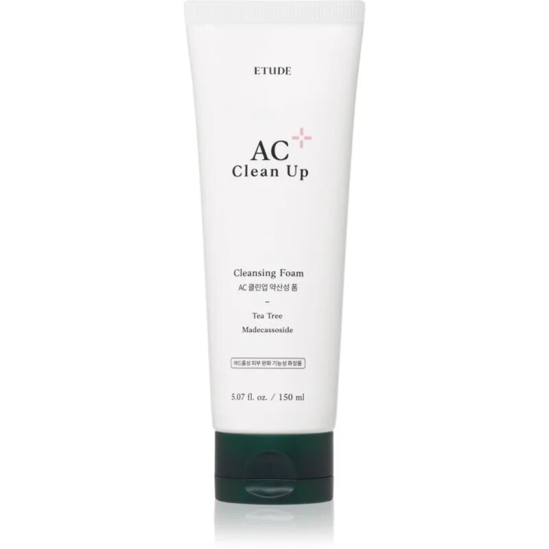 ETUDE AC Clean Up Cleansing Foam почистваща пяна за проблемна кожа акне 150 мл.