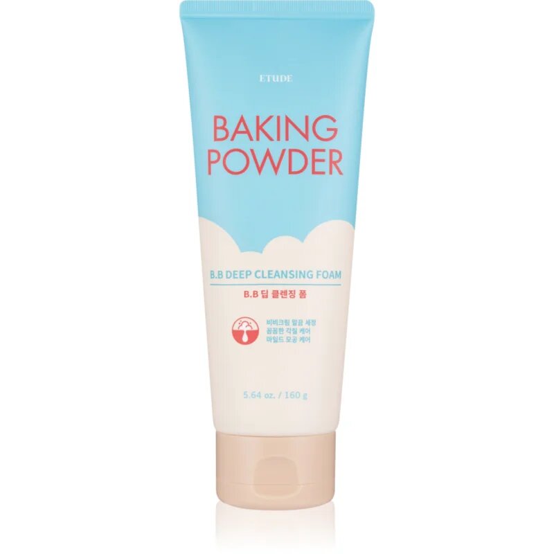 ETUDE Baking Powder дълбоко почистваща пяна-крем с пилинг ефект 160 гр.