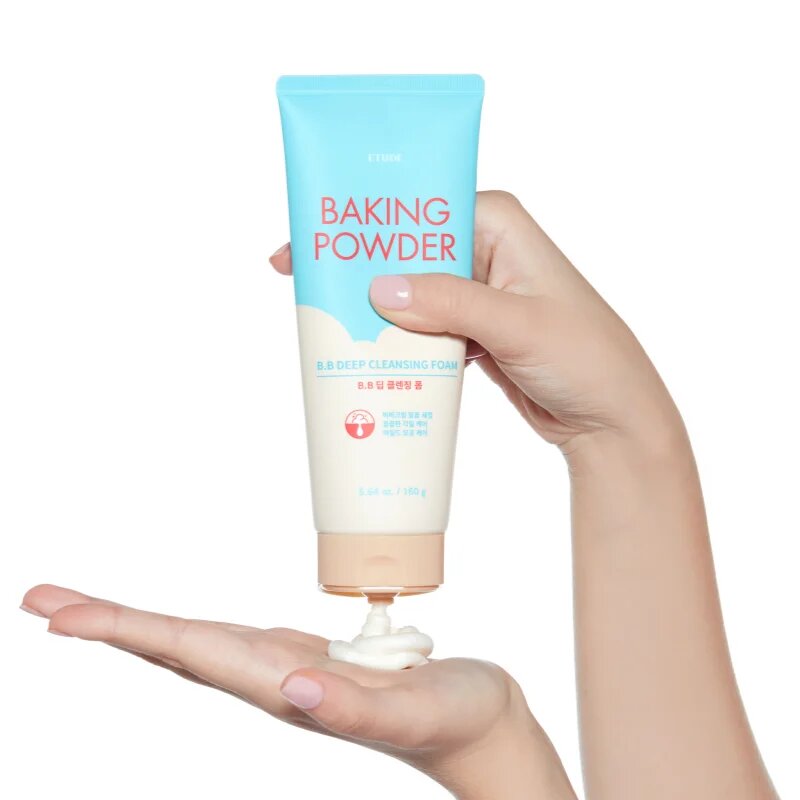 ETUDE Baking Powder дълбоко почистваща пяна-крем с пилинг ефект 160 гр.