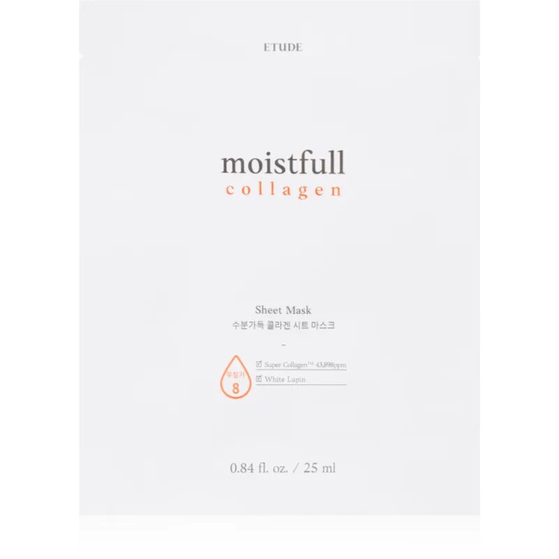 ETUDE Moistfull Collagen хидратираща платнена маска с колаген 25 мл.
