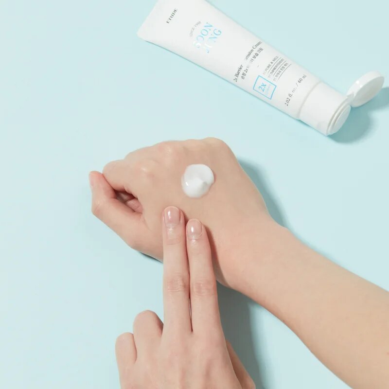 ETUDE SoonJung 2x Barrier Intensive Cream интензивен хидратиращ крем възстановяващ кожната бариера 60 мл.