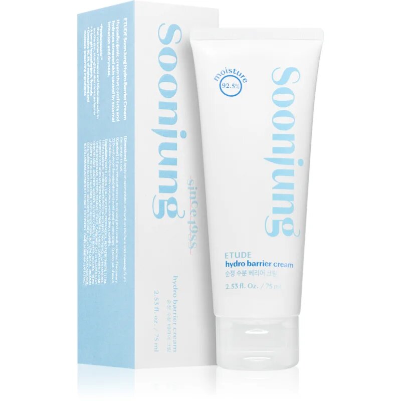ETUDE SoonJung Hydro Barrier Cream хидратиращ крем с успокояващ ефект 75 мл.