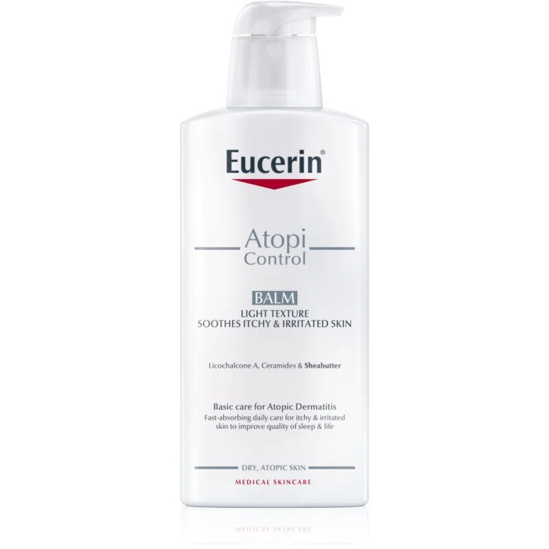 Eucerin AtopiControl лека хидратираща емулсия за сърбяща и раздразнена кожа 400 мл.