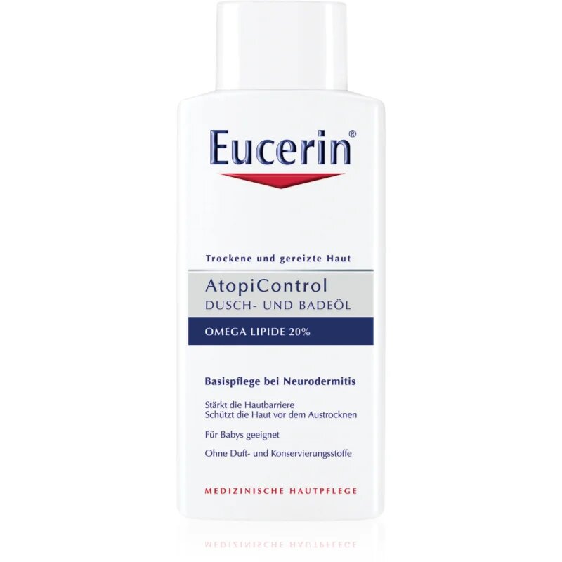 Eucerin AtopiControl масло за душ и вана за суха и сърбяща кожа 400 мл.