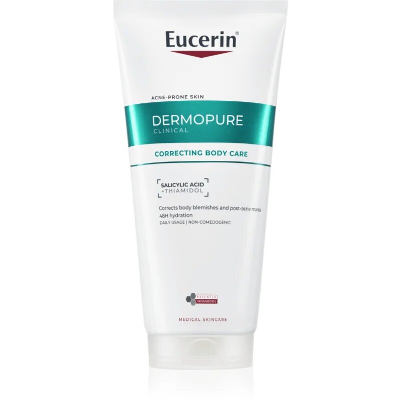 Eucerin DermoPure Clinical Correcting Body Care крем за тяло против несъвършенствата на акнозна кожа 200 мл.