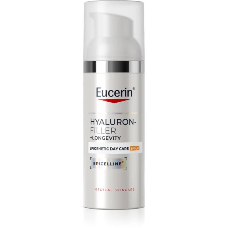 Eucerin Hyaluron-Filler + Longevity Epigenetic day cream дневен крем против стреене на кожата SPF 30 50 мл.