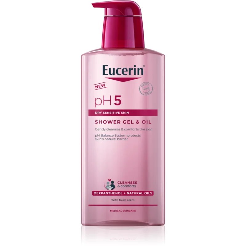 Eucerin pH5 Shower Gel & Oil успокояващ душ гел 400 мл.
