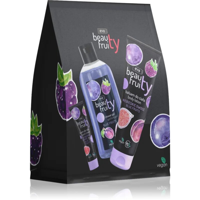 Eva Natura Beauty Fruity Blue Fruits подаръчен комплект за ръце и тяло