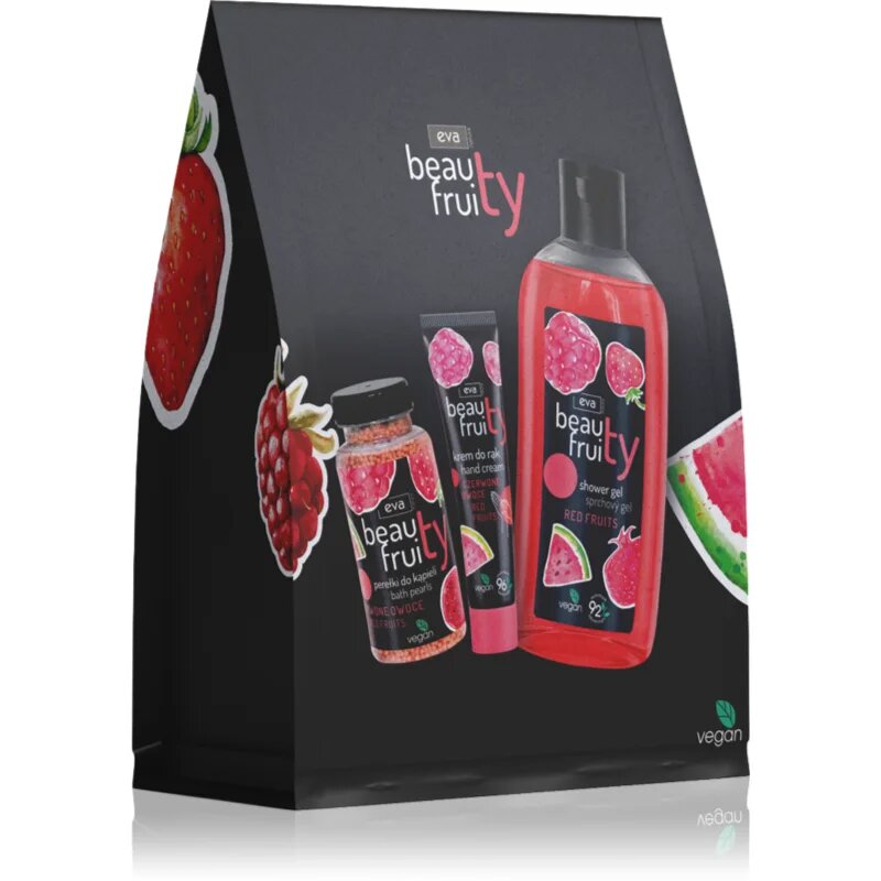 Eva Natura Beauty Fruity Red Fruits подаръчен комплект