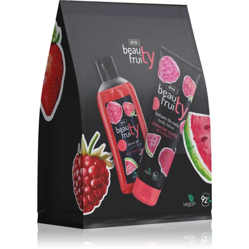 Eva Natura Beauty Fruity Red Fruits подаръчен комплект