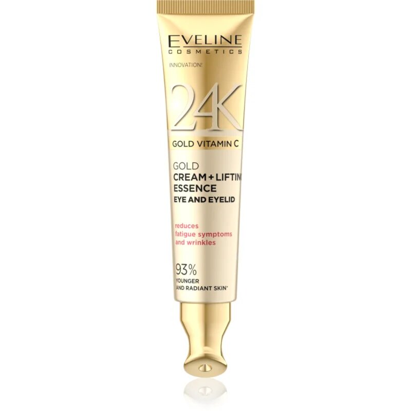 Eveline Cosmetics 24k Gold & Caviar 24K Gold Vitamin C опъващ крем за околоочната област 15 мл.