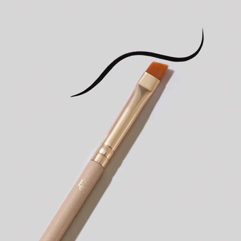 Eveline Cosmetics Accessories скосена четчица за очна линия с четка E05 1 бр.
