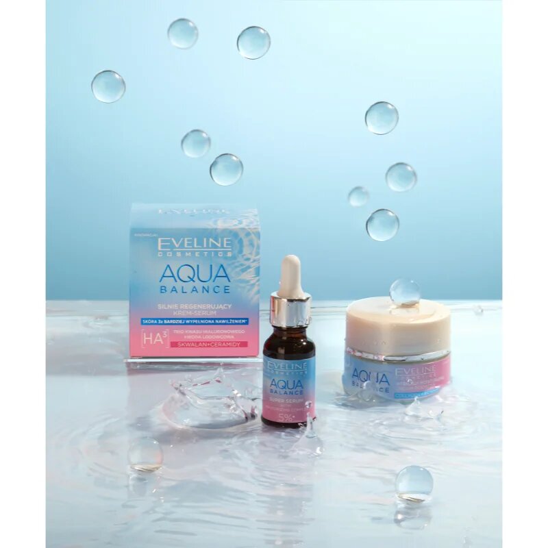 Eveline Cosmetics Aqua Balance Collagen + Ectoine интензивен хидратиращ крем за озаряване на лицето 50 мл.