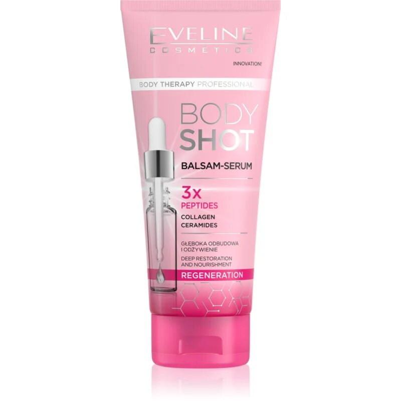 Eveline Cosmetics Body Shot 3x Peptides регенериращ балсам за много суха кожа 200 мл.