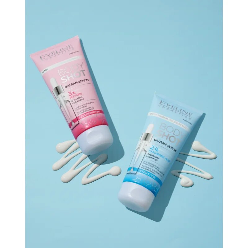 Eveline Cosmetics Body Shot 3x Peptides регенериращ балсам за много суха кожа 200 мл.