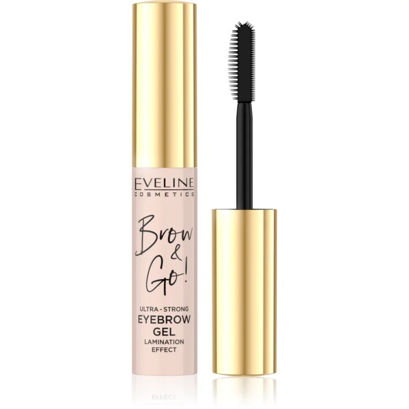 Eveline Cosmetics Brow & Go! гел за вежди с екстра силна фиксация 6 мл.