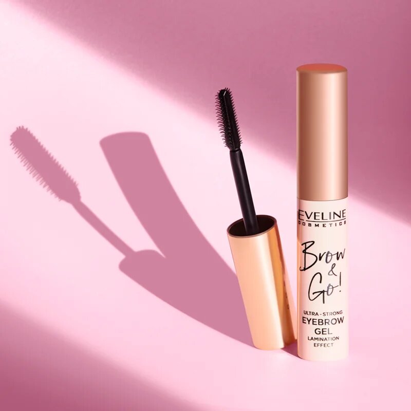 Eveline Cosmetics Brow & Go! гел за вежди с екстра силна фиксация 6 мл.