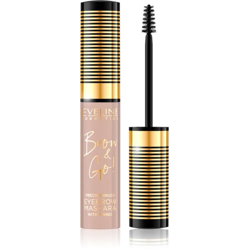 Eveline Cosmetics Brow & Go! спирала за вежди цвят 05 Taupe 6 мл.