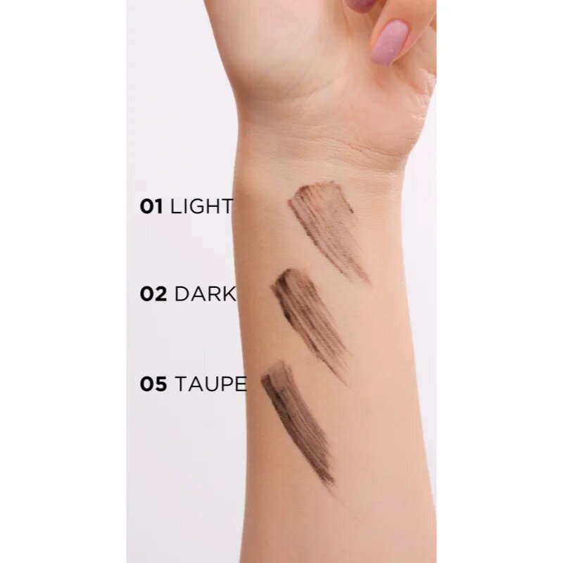 Eveline Cosmetics Brow & Go! спирала за вежди цвят 05 Taupe 6 мл.