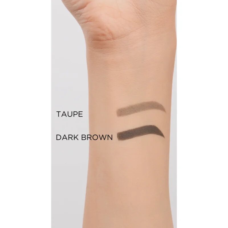 Eveline Cosmetics Brow & Go! водоустойчив молив за вежди с четка 2 в 1 цвят Taupe 4 гр.