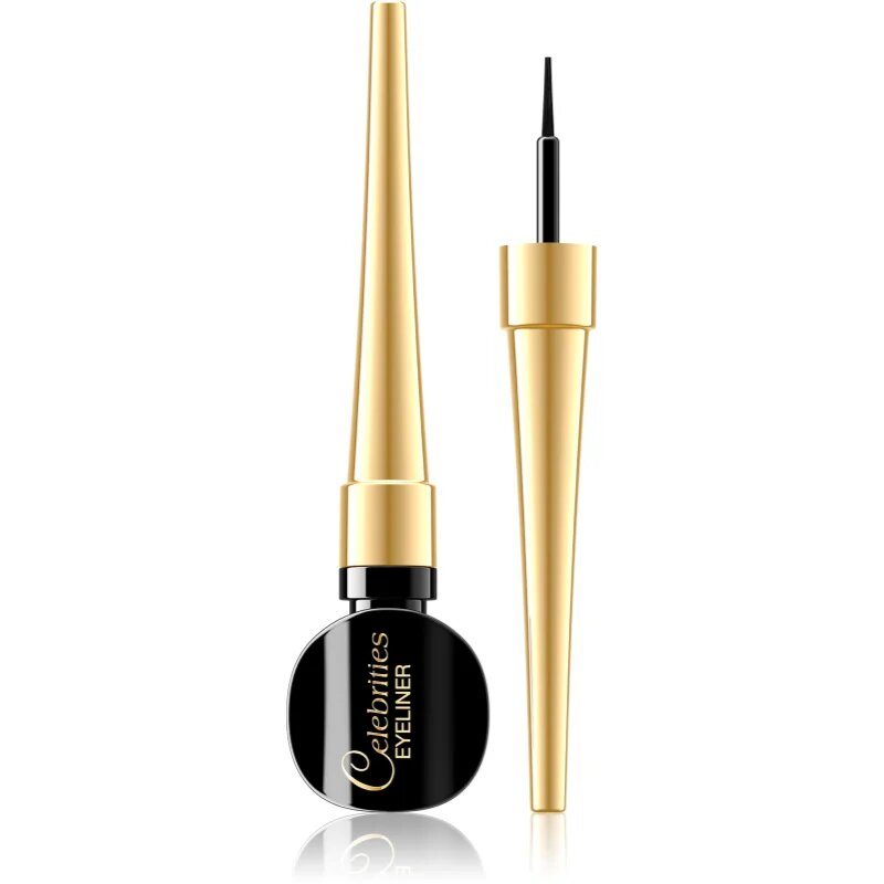 Eveline Cosmetics Celebrities течни очни линии цвят Black 6 мл.