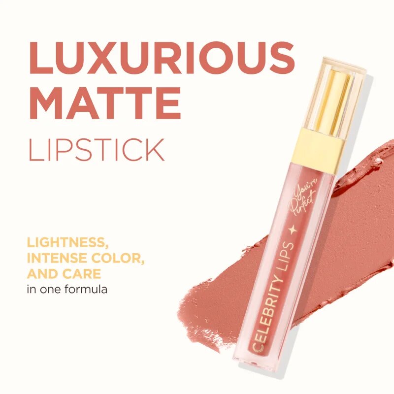 Eveline Cosmetics Celebrity Lips дълготрайно матово течно червило цвят 01N 4 мл.