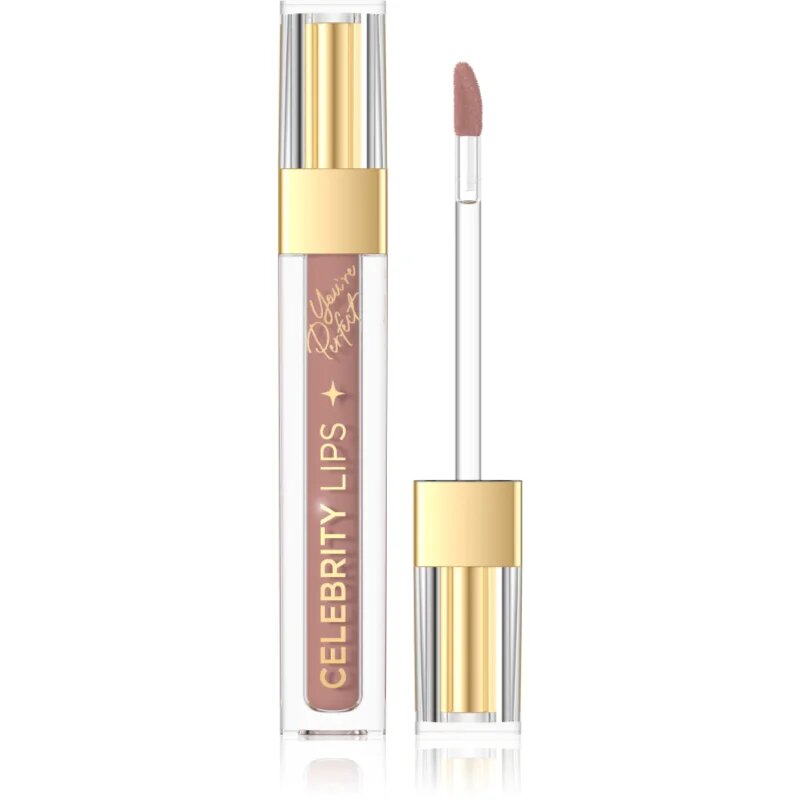 Eveline Cosmetics Celebrity Lips дълготрайно матово течно червило цвят 02NW 4 мл.