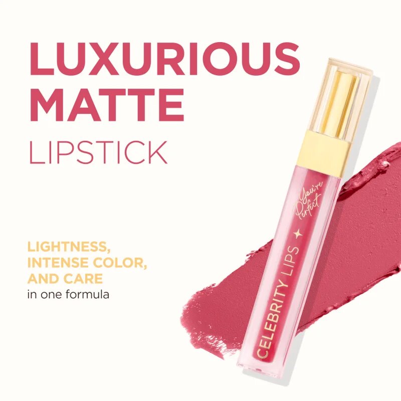 Eveline Cosmetics Celebrity Lips дълготрайно матово течно червило цвят 06C 4 мл.