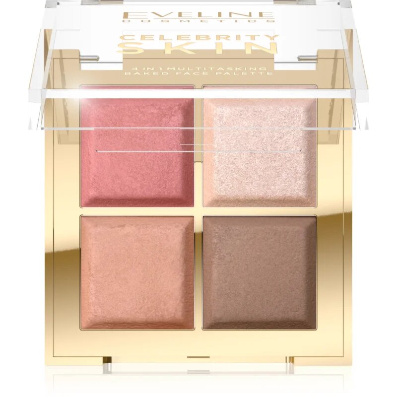 Eveline Cosmetics Celebrity Skin контурираща палитра за лице 4 в 1 16 гр.