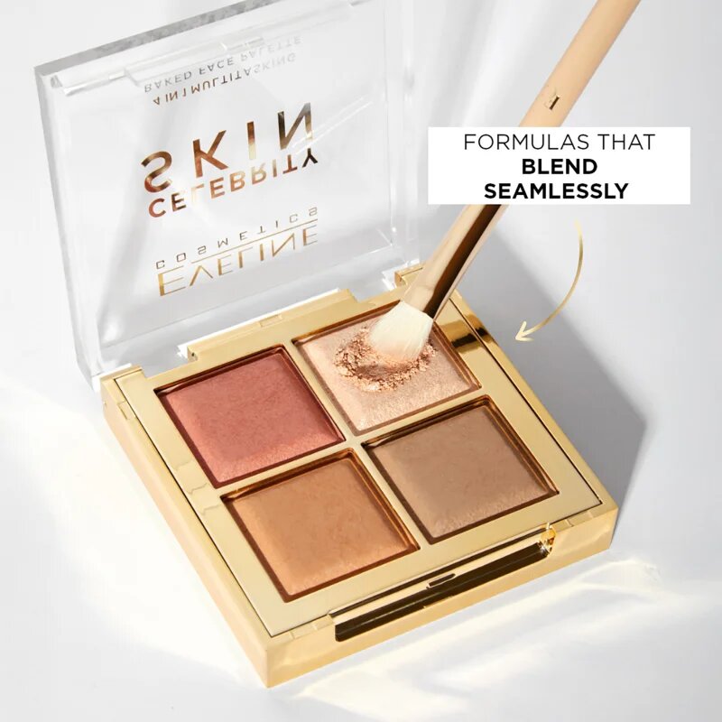 Eveline Cosmetics Celebrity Skin контурираща палитра за лице 4 в 1 16 гр.