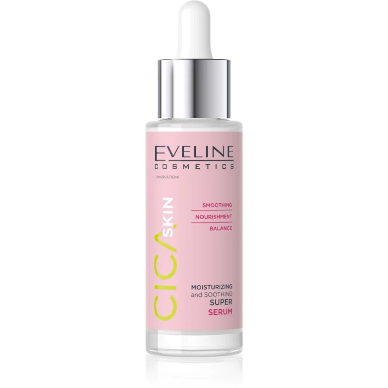 Eveline Cosmetics Cica Skin Serum хидратиращ и успокояващ серум 30 мл.