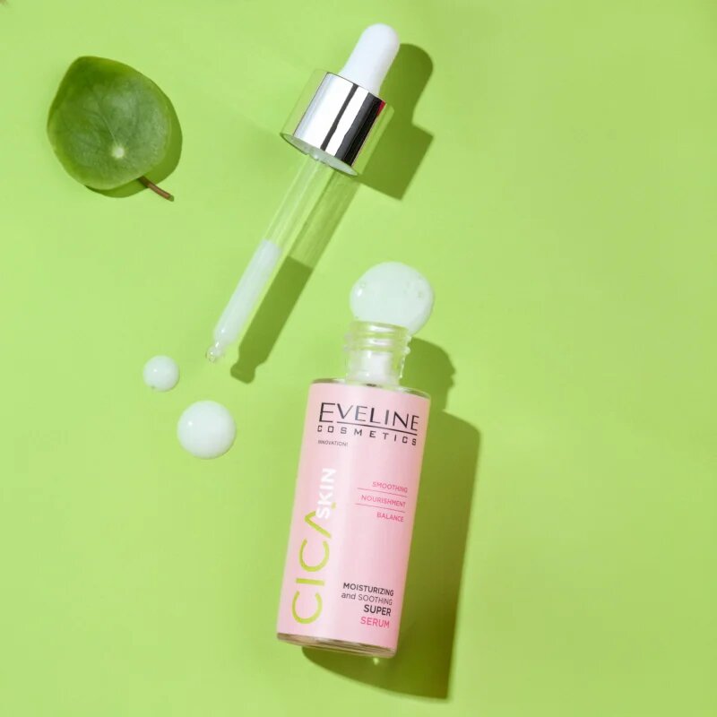 Eveline Cosmetics Cica Skin Serum хидратиращ и успокояващ серум 30 мл.