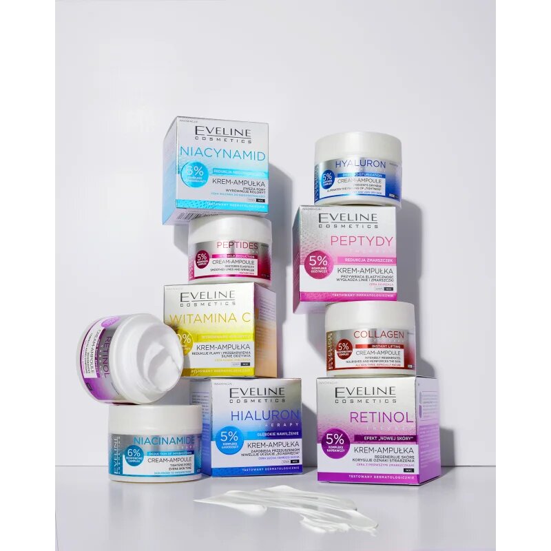 Eveline Cosmetics Cream-Ampoule Hyaluron интензивен хидратиращ крем 50 мл.