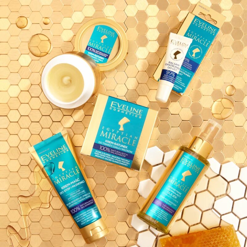 Eveline Cosmetics Egyptian Miracle стягащо масло за тяло и бюст 150 мл.